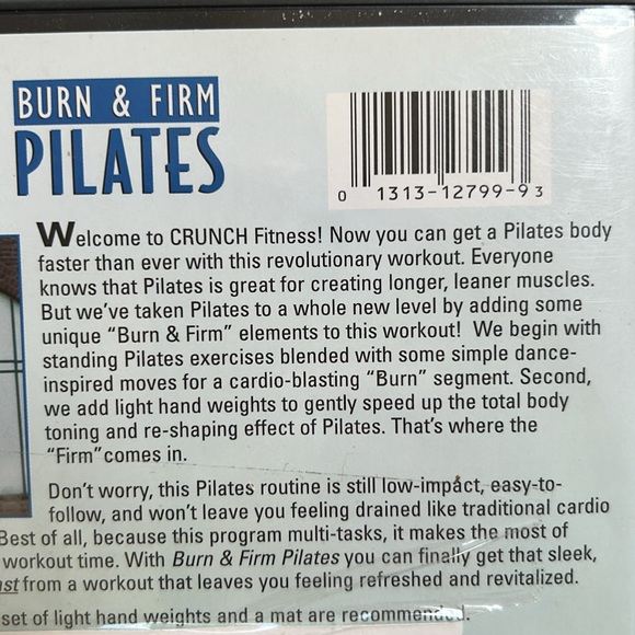 Pilates DVD with Ellen Barrett, Crunch Workout. - Picture 4 of 4
